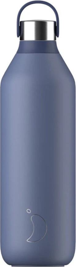Chilly's Bottle Waterfles 1 Liter Rvs Whale Blue