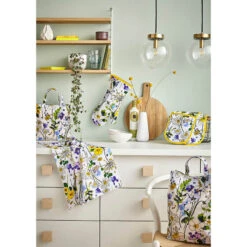 Ulster Weavers Wildflowers Lange Pannenlap Katoen Geel -Keukenbenodigdheden Winkel wildflower